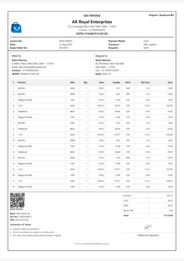 gst-invoice-format