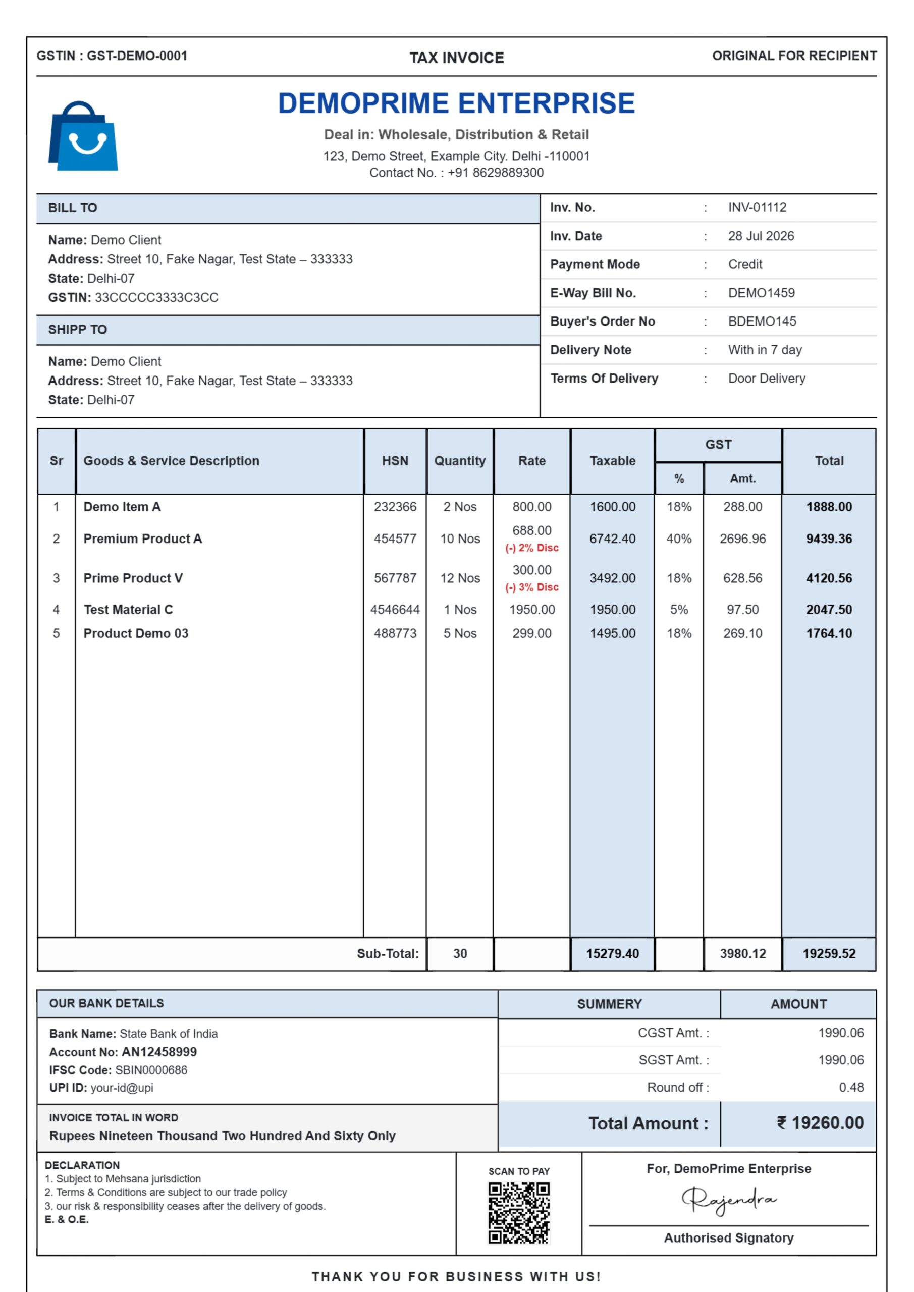 invoice-bill-format-template invoice-bill-format-template