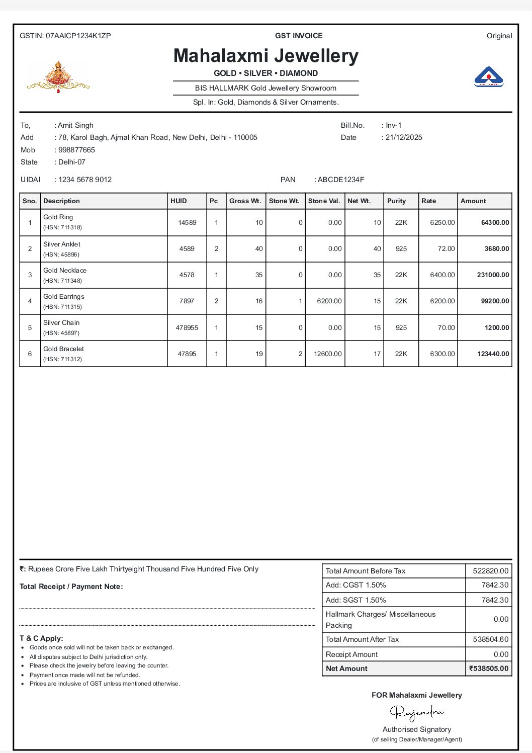 Jewellery-invoice-bill-format